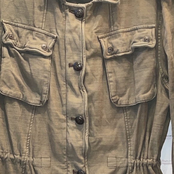 EUC FREE PEOPLE ARMY STYLE JACKET SZ MED - Picture 2 of 11